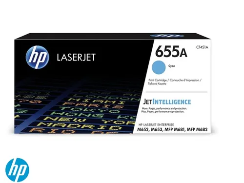 HP CF451A 655A Toner Cyaan 10.500 Pagina's Origineel