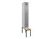 locker met bank,voor scheiding van kleding,HxBxD 2120x300x815mm,1vak