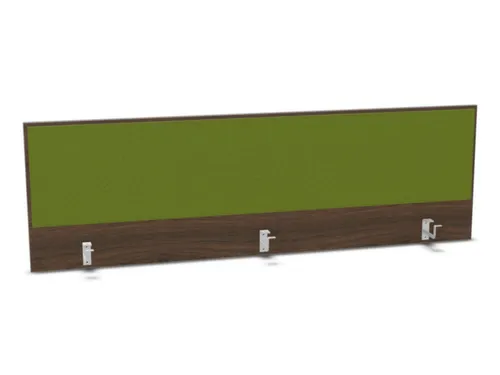opzetpaneel bureau aanbouw achter NV bruin hickory BN7048-groen 1800mm