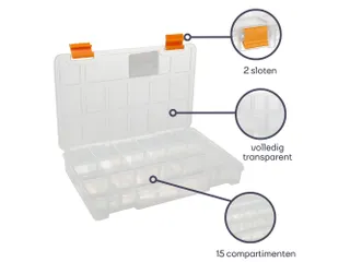 Assortimentsdoos 230x150x33 mm 1.1 Liter - 6