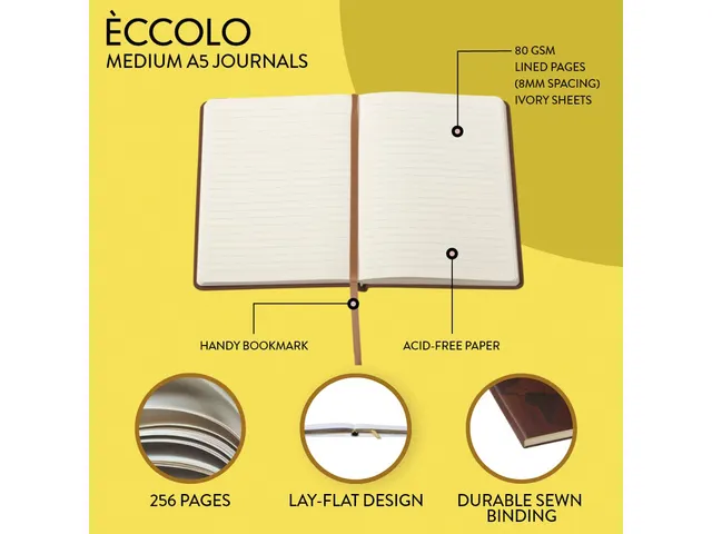 Carnet de notes Brown Legend ligné 15x20cm