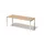 In hoogte verstelbaar bureau,HxBxD 650-850x2000x800mm,blad esdoorn