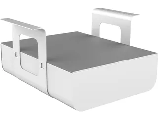 Persoonlijke lade Euroseats 369x292x189mm wit - 3