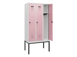 schoollocker,HxBxD 1950x900x500mm,3vak,vak B 300mm,draaigrendel