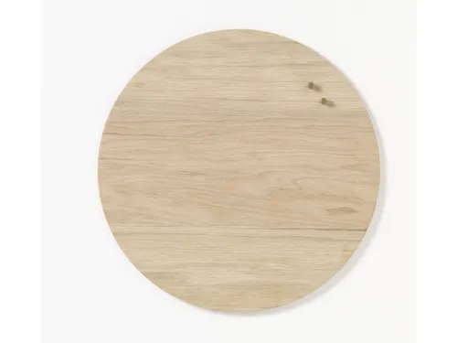 Glasmagneetbord Naga rond 45cm eiken