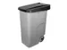 Conteneur déchets Plastique 85L Gris avec couvercle