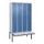 locker voor scheiding van kleding,HxBxD 2120x1200x815mm,4vak