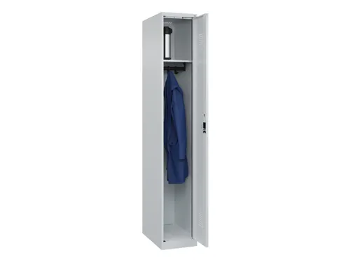locker,HxBxD 1850x300x500mm,1vak,vak B 300mm,cil.-slot,staand op vloer