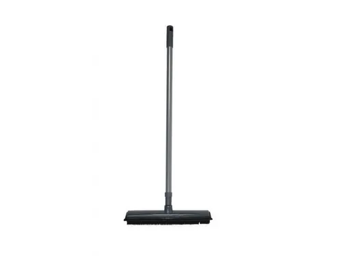 Rubber bezem met Telescoopsteel Zwart breedte 35cm