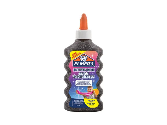 Kinderlijm Elmer's glitter zwart