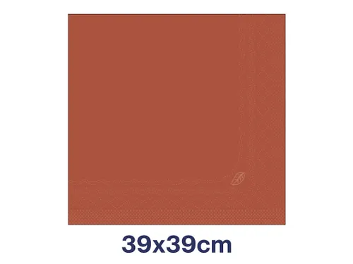 Tork 477601 Soft Dinnerservet Advanced Terracotta 39x39cm