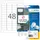 HERMA 4346 Verwijderbare etiketten A4 45,7x21,2mm Wit 1200 stuks