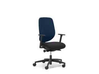 Giroflex Bureaustoel 353 met automatic-move mechanisme Blauw - 1