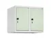 opzetkast,v. locker,2vak.,vak B 300mm,HxBxD 500x600x500mm,draaigrendel