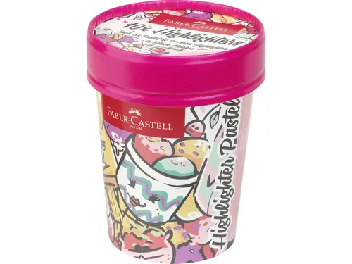 Markeerstiften Faber-Castell 46 ijsbeker 10 stuks pastel