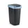 Afvalbak Twist 25 Liter Zwart Blauw