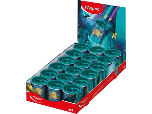 Puntenslijper Maped Dragon 2gaats display 18 stuks