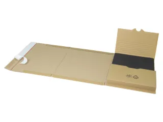 Wikkelverpakking Raadhuis A4 300x220x80mm bruin - 3