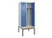 locker met bank,voor scheiding van kleding,HxBxD 2120x800x815mm,2vak