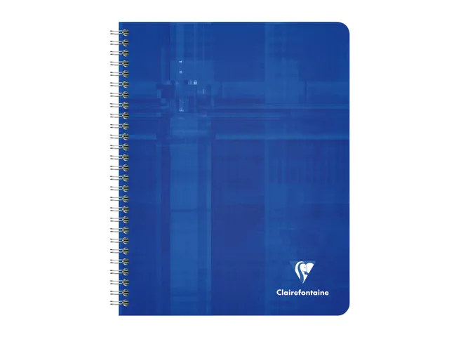 Schrift Clairefontaine A5+ ruit 5x5mm 120 pagina's 90gr assorti