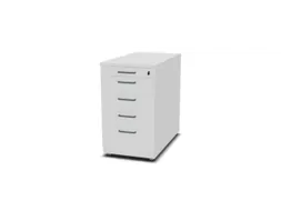 stationair ladeblok 740x430x800mm 4 laden materiaallade Bl-wit