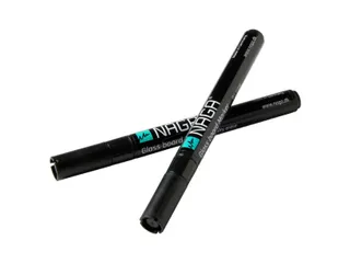 Glasbordmarker 2mm Naga set a 2st. zwart - 1
