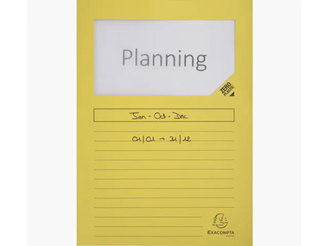 Venstermap Exacompta Forever L-map 120gr karton Geel