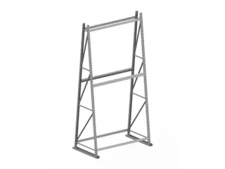 magazijnrek voor profielen,grondveld,tweezijdig,HxBxD 3000x1400x800mm - 1