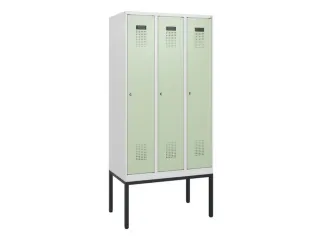 schoollocker,HxBxD 1950x900x500mm,3vak,vak B 300mm,cil.-slot - 2