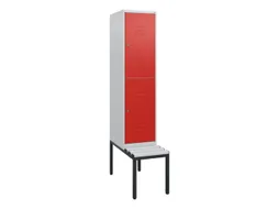 Dubbeldekse dekenkist,HxBxD 1950x400x815mm,1x2vak.,vak B 400mm