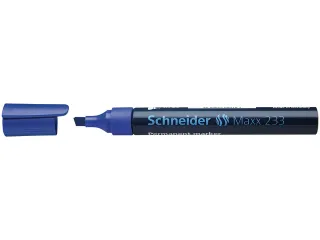Marker Schneider Maxx 233 permanent beitelpunt blauw - 2
