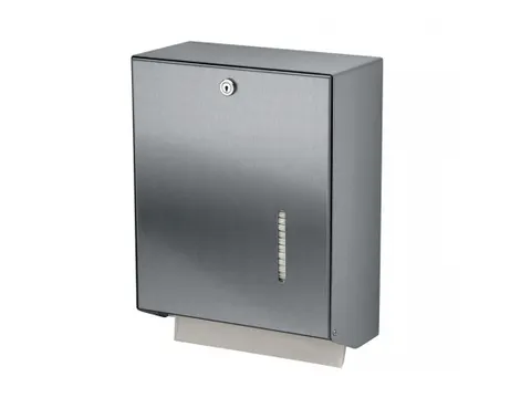 Handdoekdispenser Rvs Groot C-vouw Z-vouw