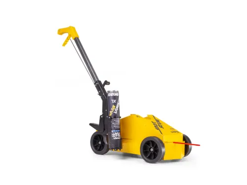 vloermarkeerapparaat,lijn B 30-100mm,m. markeerstok,staal,geel