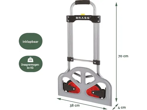 Inklapbare Steekwagen 60KG HT60