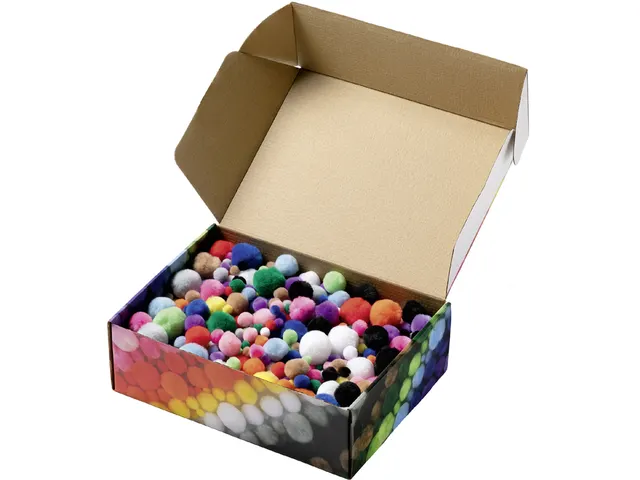Pompons Folia 200 gram assorti