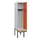 locker met bank,HxBxD 1950x400x815mm,1vak,vak B 400mm,cilinderslot