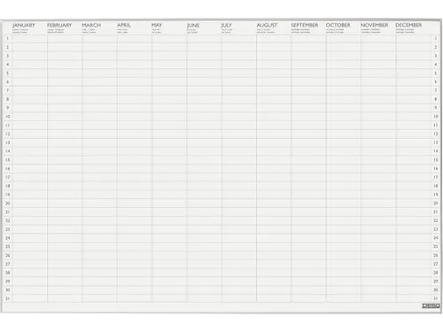 jaarplanner Ultra Thin 60x90 cm