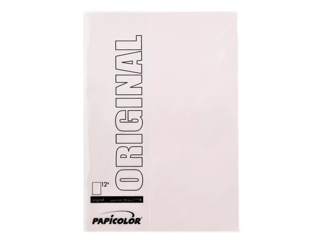 Kopieerpapier Papicolor A4 200gr 6 vel lichtroze