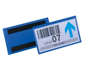 Documenthoes Durable magnetisch 150x67mm blauw 50 stuks - 2
