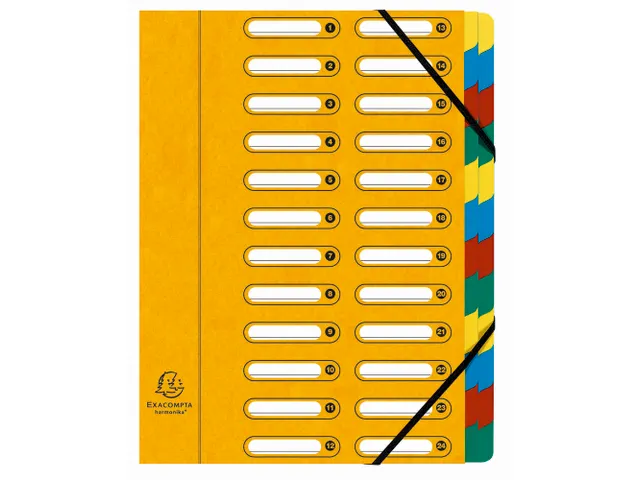 Sorteermap Harmonika vensters 24vak ass
