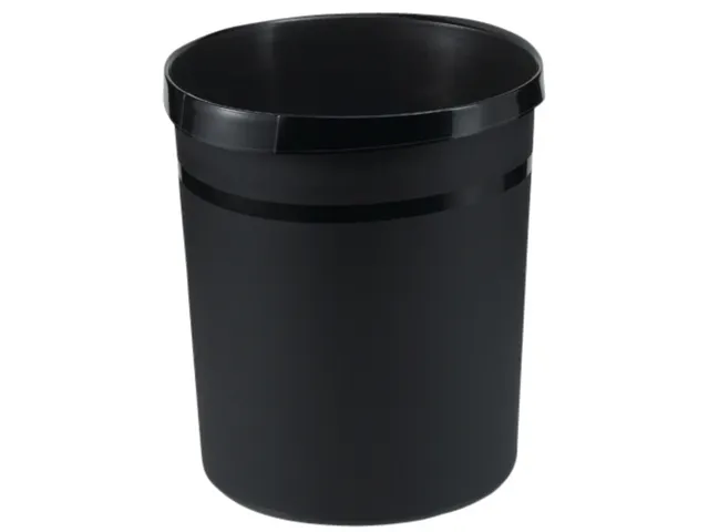 Papierbak Han Grip 18 liter rond zwart