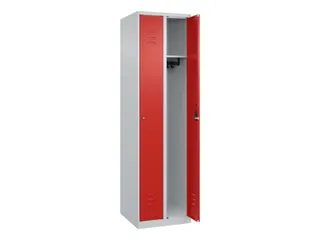 locker,HxBxD 1850x500x500mm,2vak,vak B 250mm,cil.-slot,staand op vloer - 2