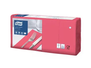 Tork 477417 Lunchservet Advanced Rood 33x33cm - 1