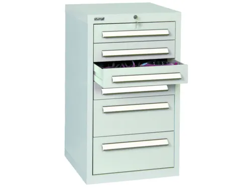 ladekast HxBxD 900x515x500mm 6laden vergrendeling RAL7035