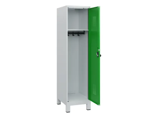 schoollocker,HxBxD 1630x400x500mm,1vak,vak B 400mm,draaigrendel,voeten