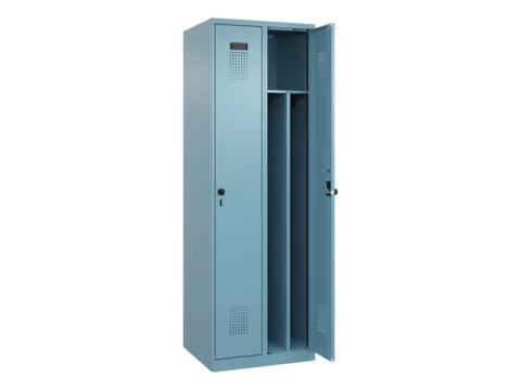 locker voor scheiding van kleding,HxBxD 1850x600x500mm,2vak