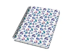 Notitieboek Jolie A5 spir. FAIRY GEMS punt-gelijnd 120pag 100gr HC