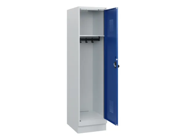 schoollocker,HxBxD 1630x400x500mm,1vak,vak B 400mm,draaigrendel,sokkel