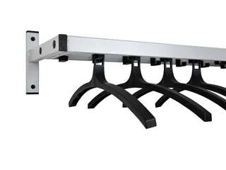 Wand Kapstok Vepa Bins Safe met 19 haken grijs - 4