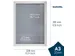 Kliklijst Europel A3 25mm mat wit